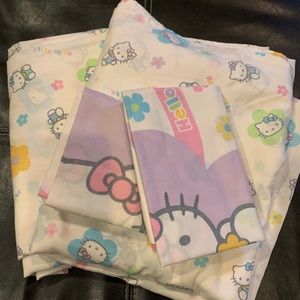 Hello Kitty Twin Sheet set